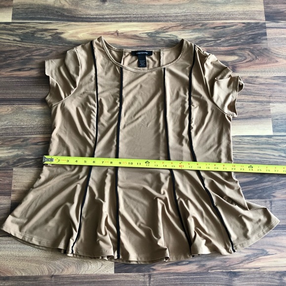 Ashley Stewart peplum top - Picture 7 of 9